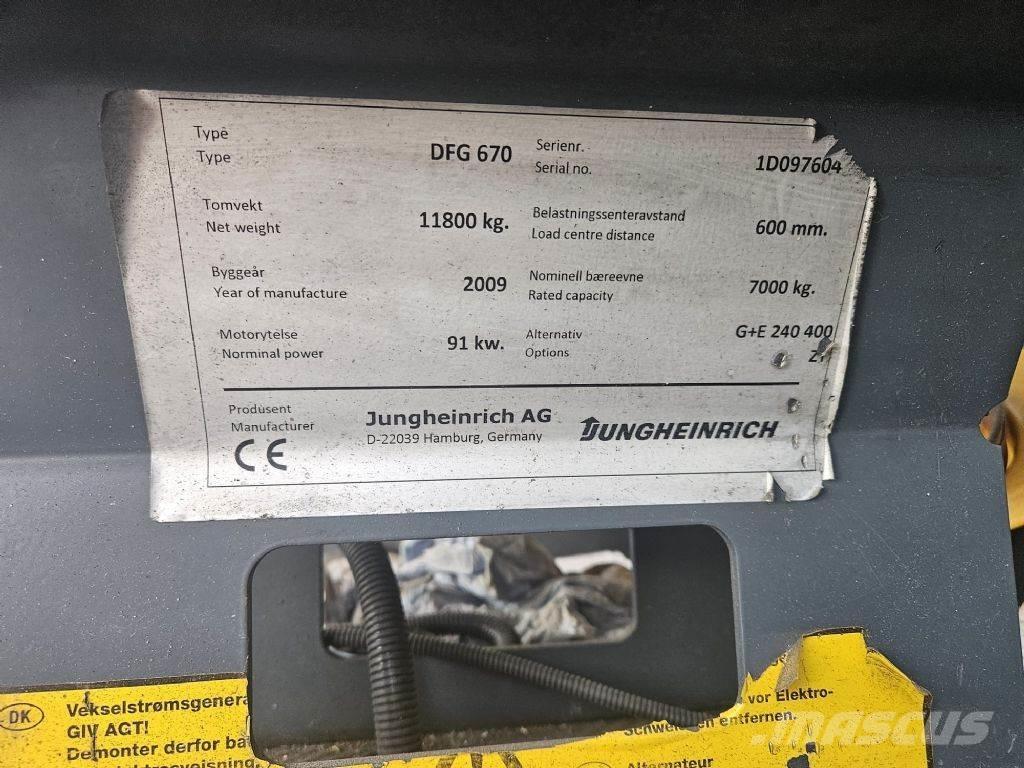 Jungheinrich DFG670 Dieselové vozíky