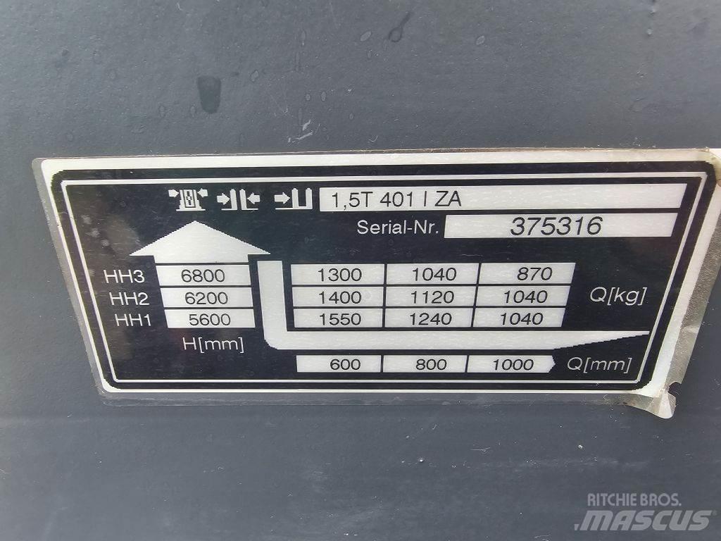 Jungheinrich ETVQ20 4 cestní vysokozdvižné vozíky