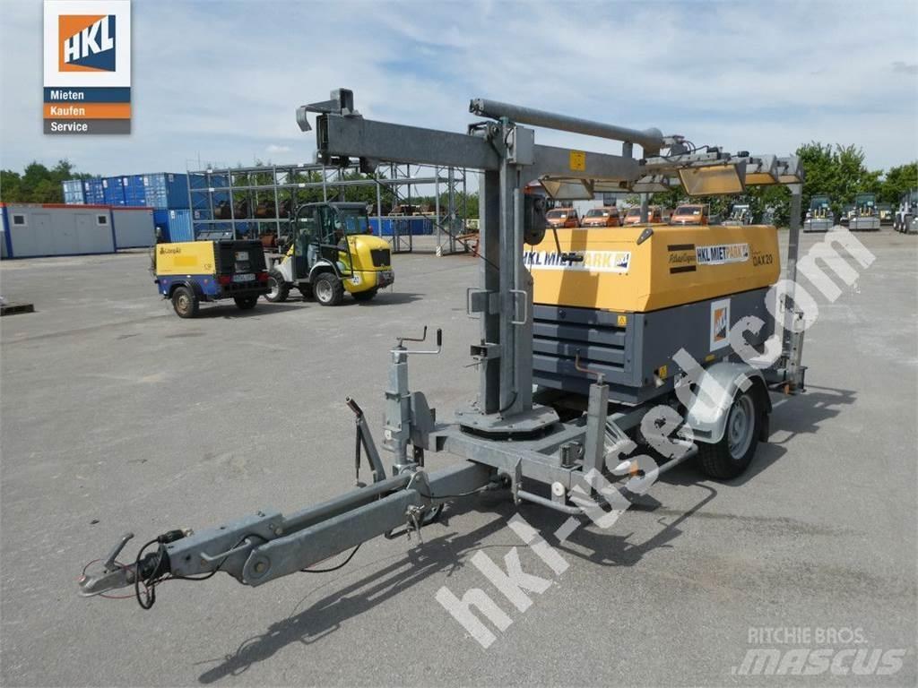 Atlas Copco QAX 20 DDLT Osvětlovací stožáry
