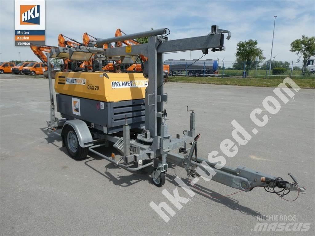 Atlas Copco QAX 20 DDLT Osvětlovací stožáry