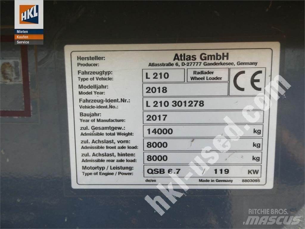Atlas L 210 Kolové nakladače