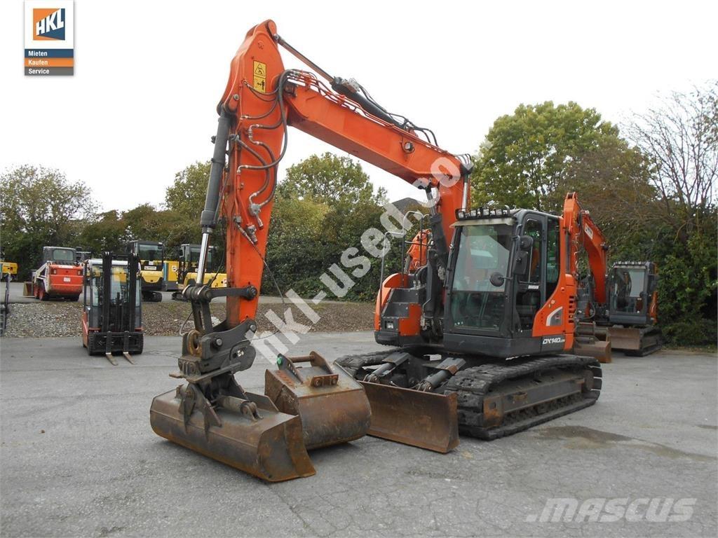 Doosan DX 140 LCR-5 Pásová rýpadla