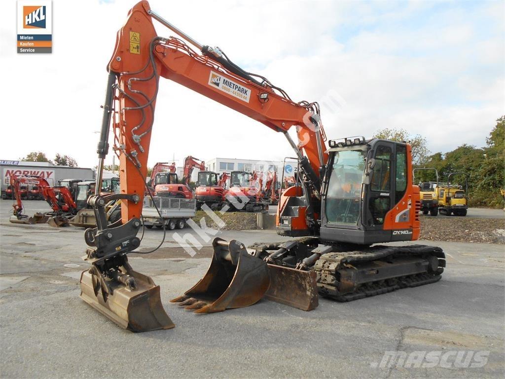 Doosan DX 140 LCR-5 Pásová rýpadla