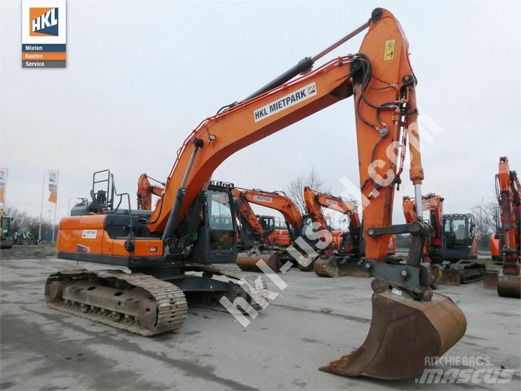 Doosan DX 225 LC-5 Pásová rýpadla