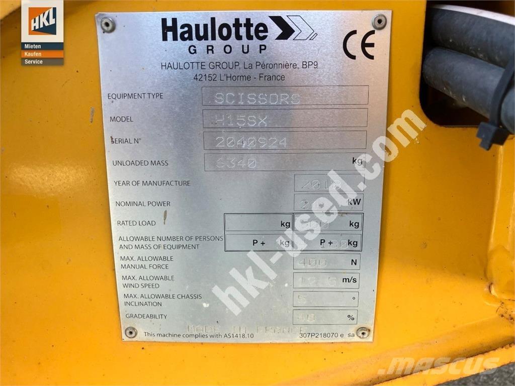Haulotte H 15 SX Stavebnictví - ostatní