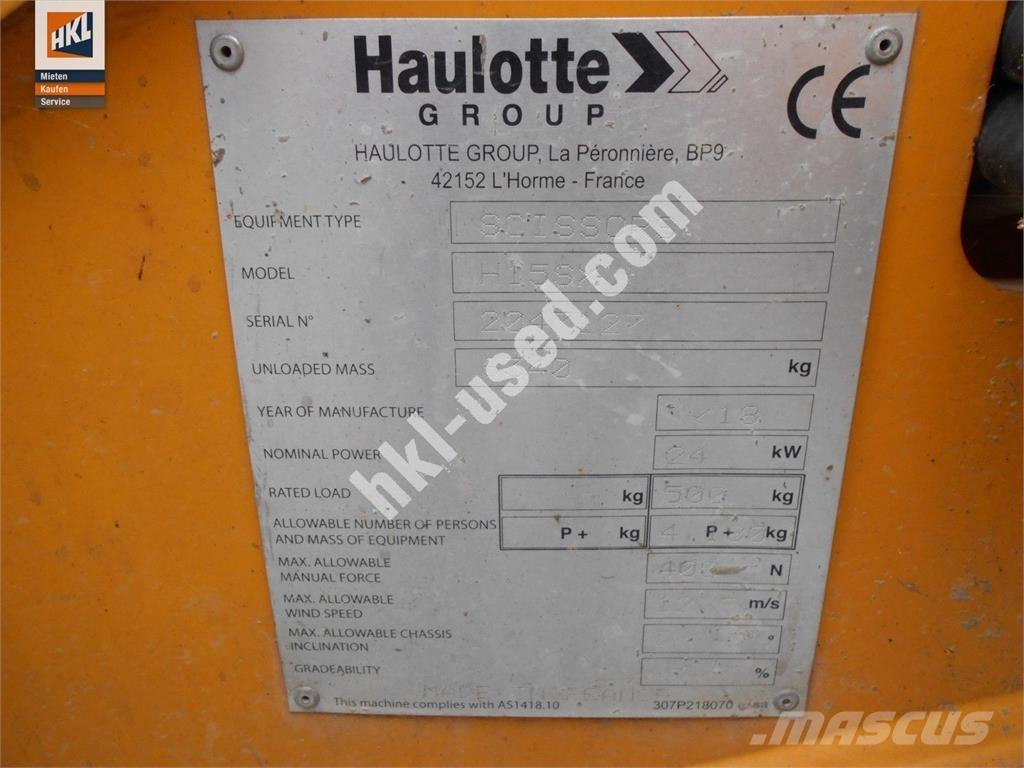 Haulotte H 15 SX Stavebnictví - ostatní