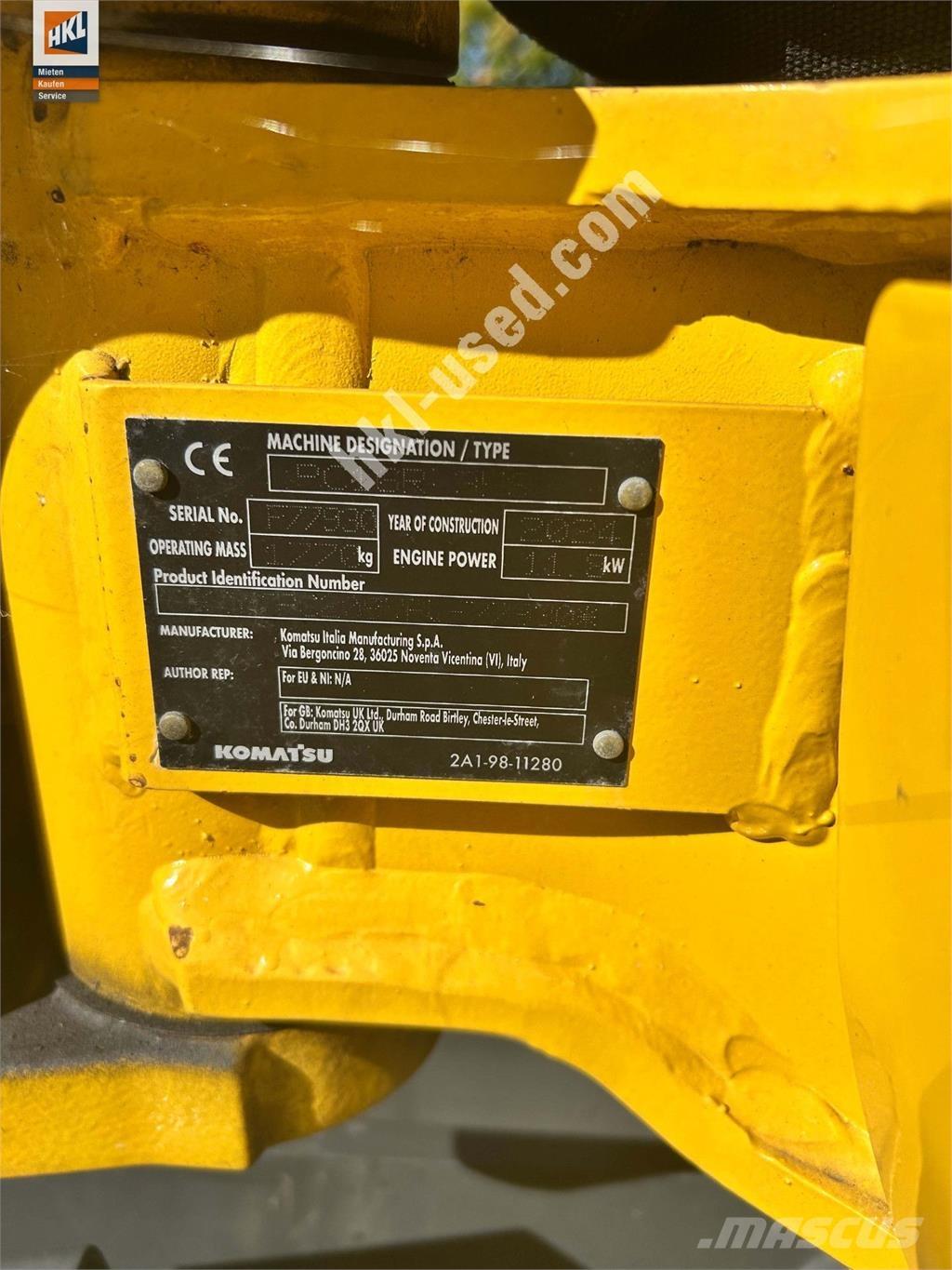 Komatsu PC 16 R-3HS Mini rýpadla < 7t