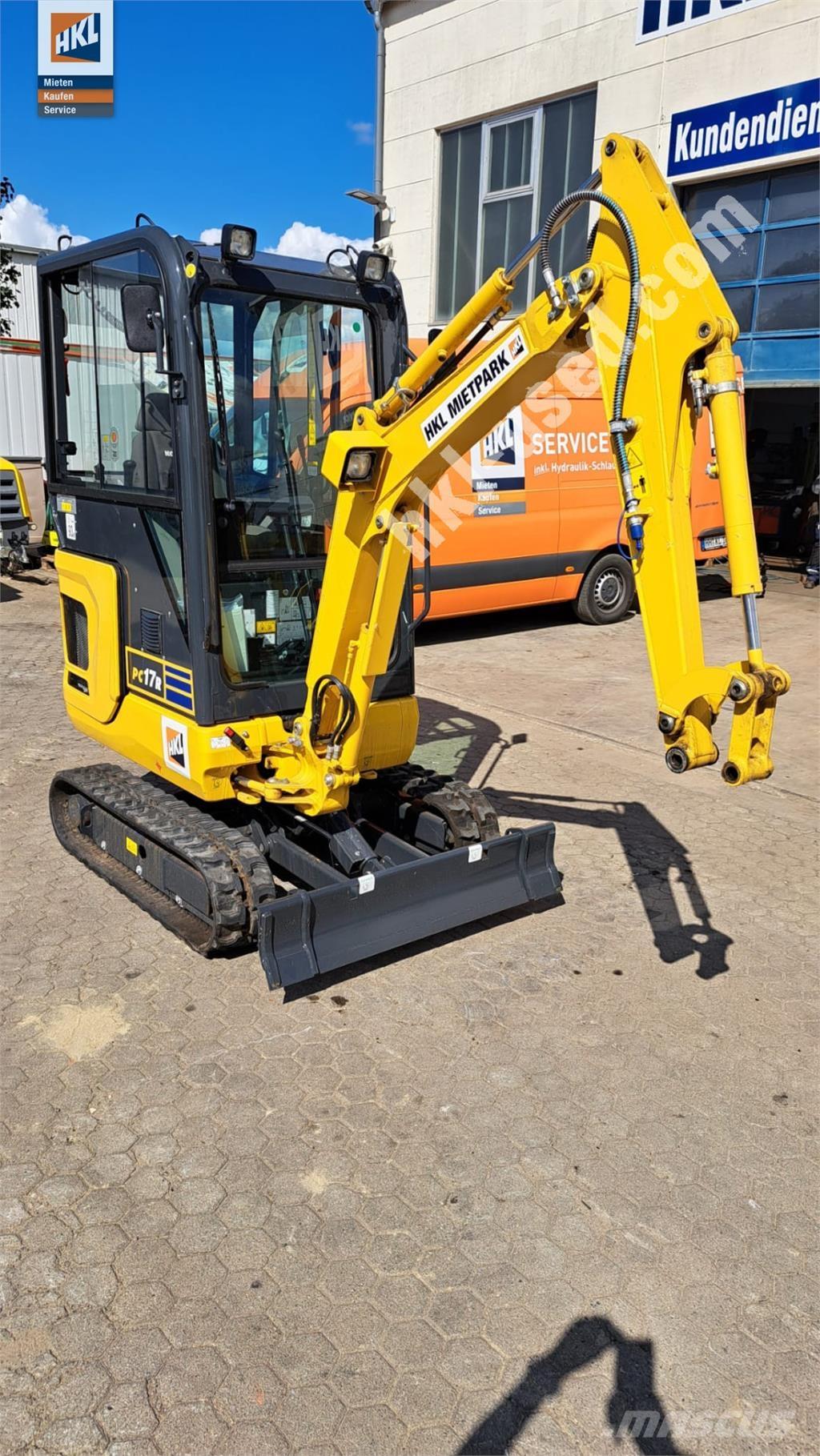 Komatsu PC 17 R-5 Mini rýpadla < 7t