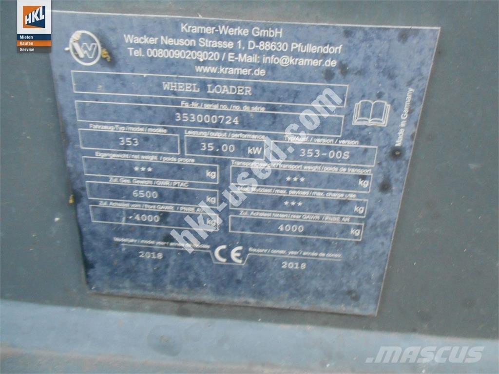 Kramer 5075 Kolové nakladače