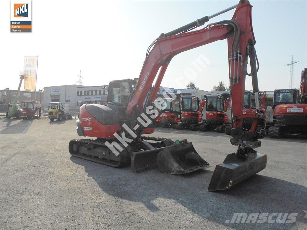 Kubota KX 080-4 Mini rýpadla < 7t