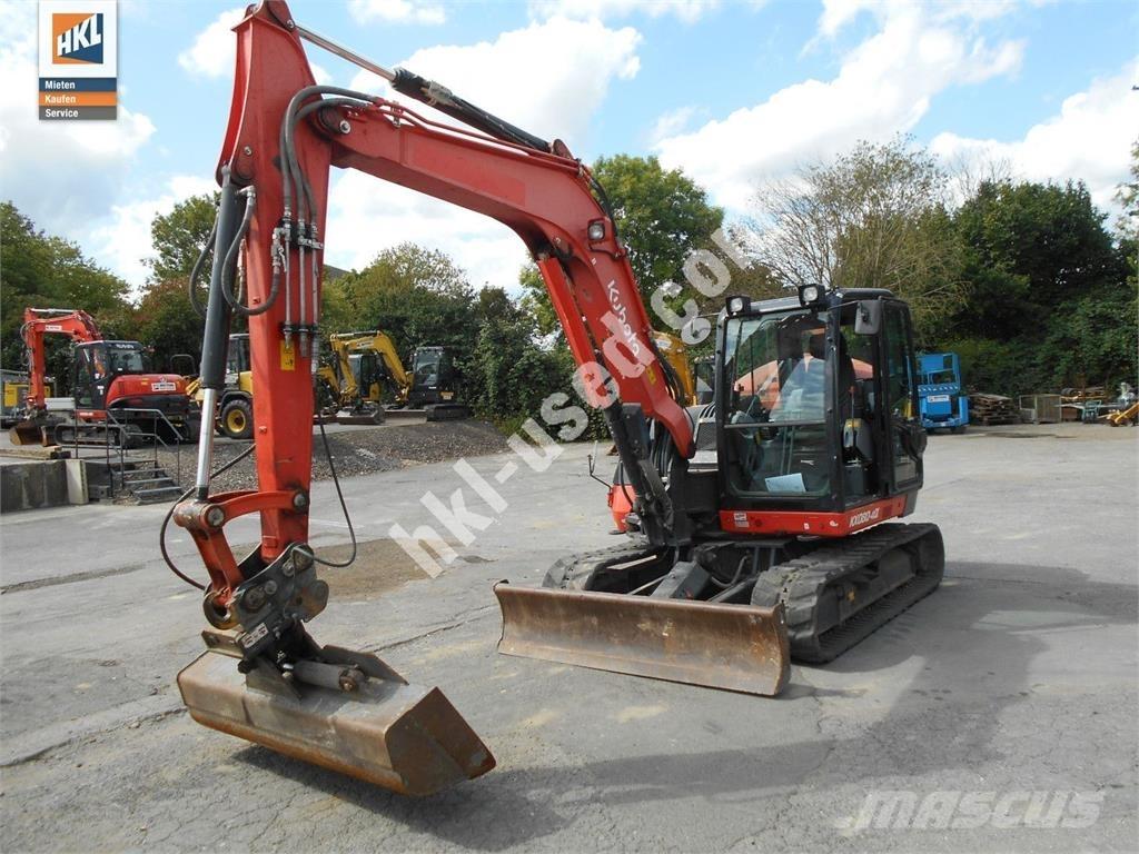 Kubota KX 080-4 Mini rýpadla < 7t