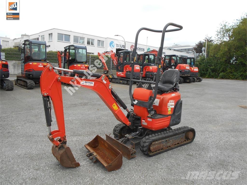 Kubota U 10-3 Mini rýpadla < 7t