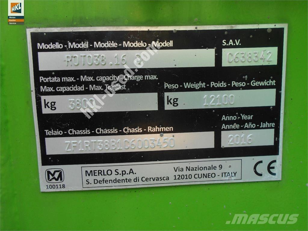 Merlo ROTO 38.16 S Teleskopické manipulátory