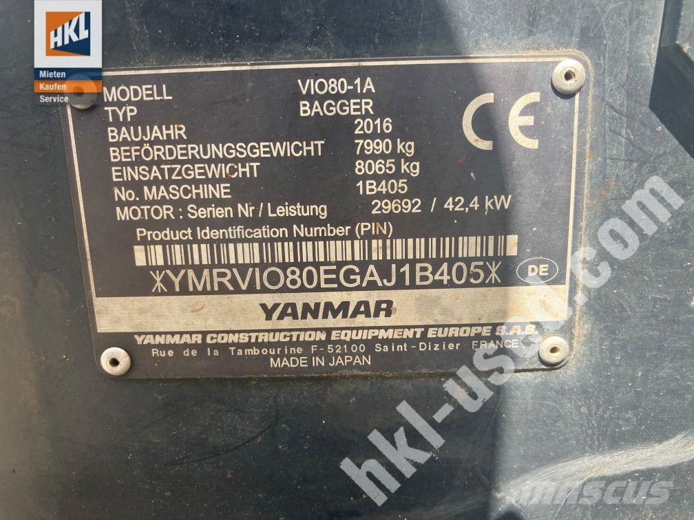 Yanmar VIO 80-1 Mini rýpadla < 7t