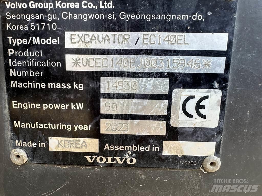  2023 Volvo EC140EL Stavebnictví - ostatní