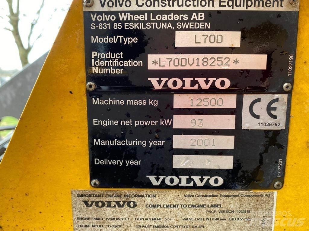 Volvo L70D Kolové nakladače