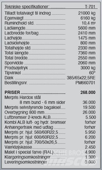 Pronar T-701 Komunální technika - ostatní