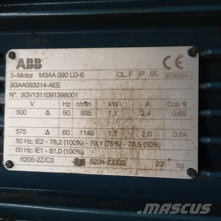  1,1 kW ABB E-Motor Motory