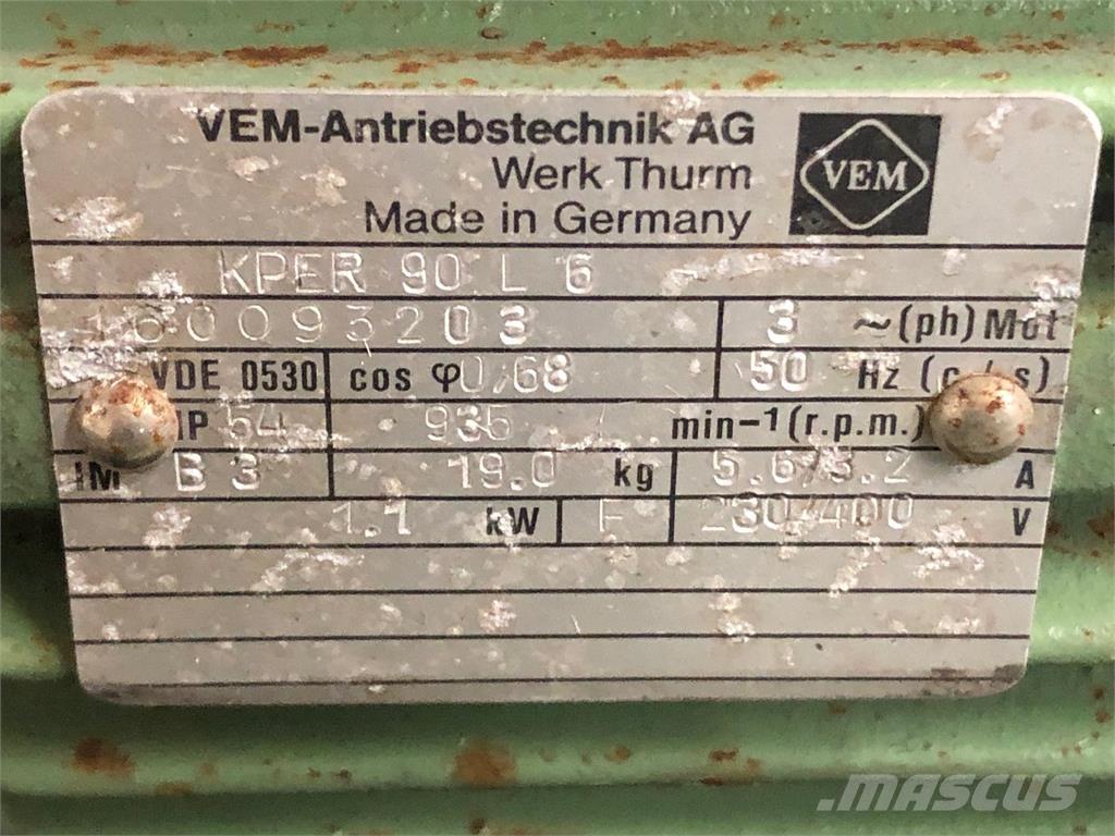  1,1 kW VEM E-Motor Motory