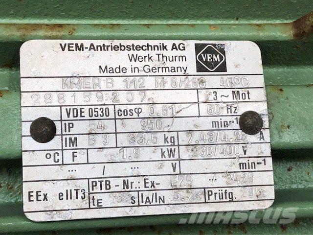  1,9 kW VEM E-Motor Motory
