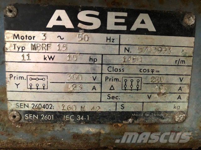  11 kW Asea MBRF 15 E-Motor Motory