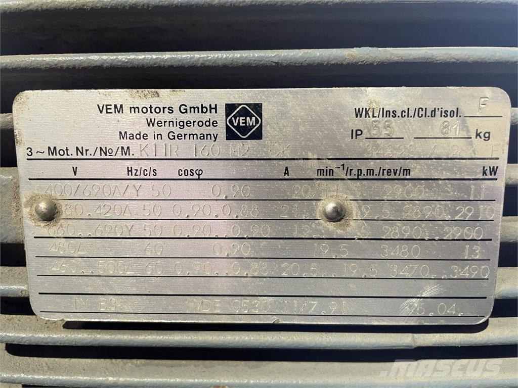  11 kW VEM e-motor Motory