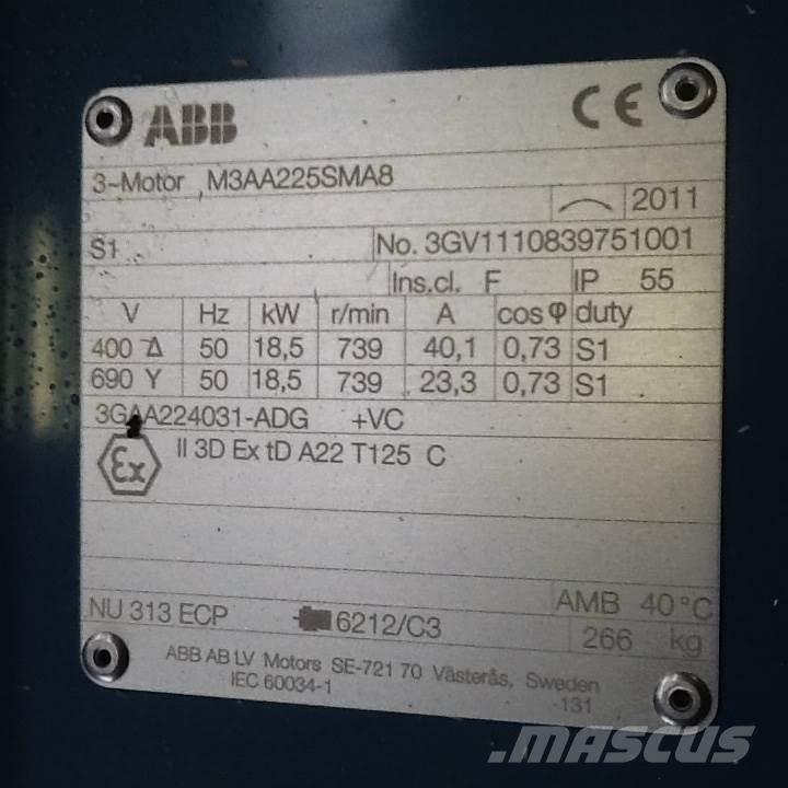  18,5 kW ABB E-Motor Motory