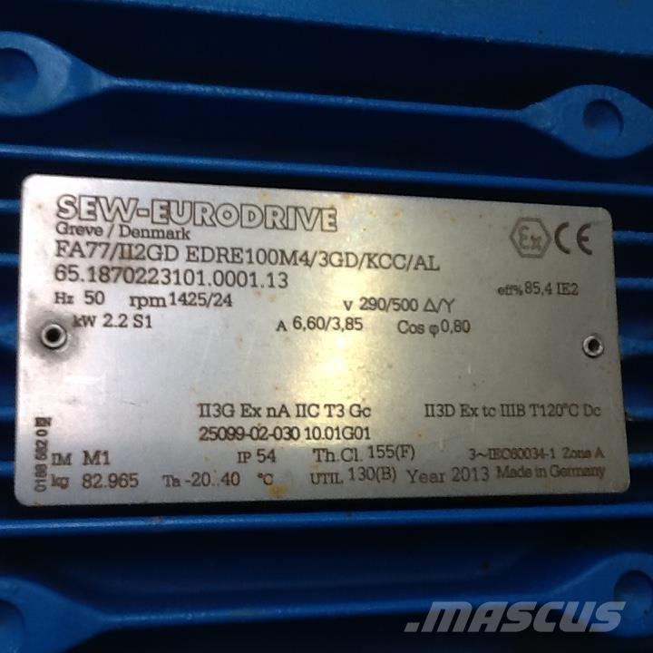  2,2 kW SEW E-Motor Motory
