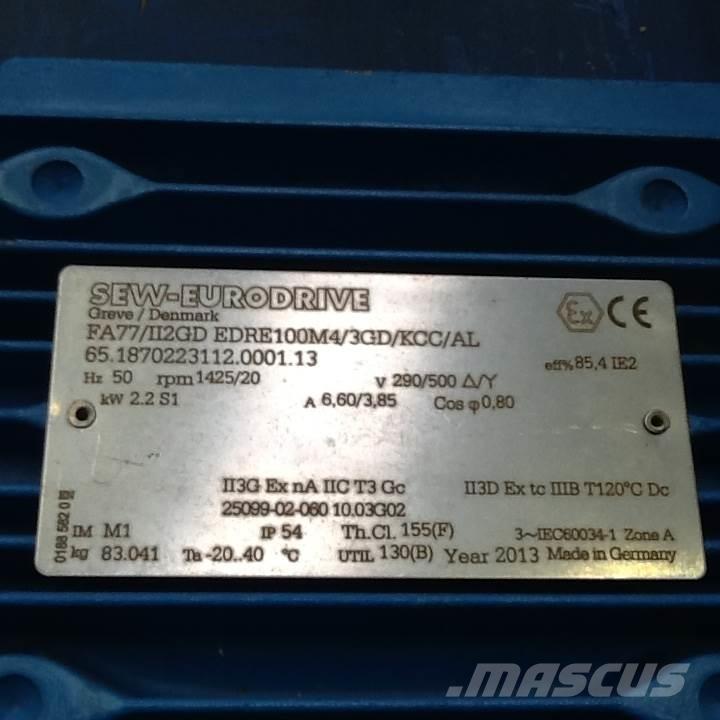  2,2 kW SEW E-Motor Motory