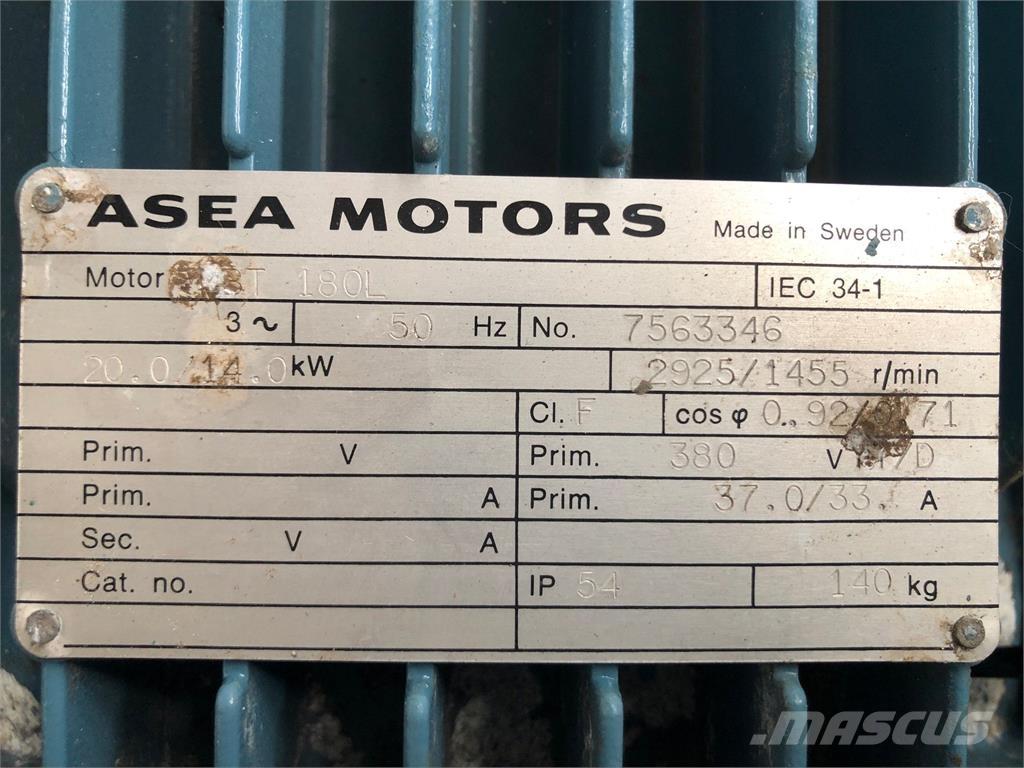  20/14 kW ASEA E-Motor Motory