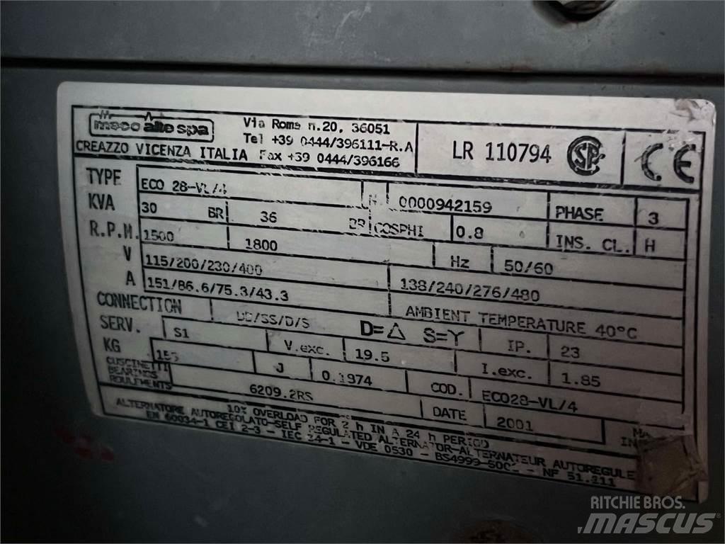  30 kVA Perkins generator Motory