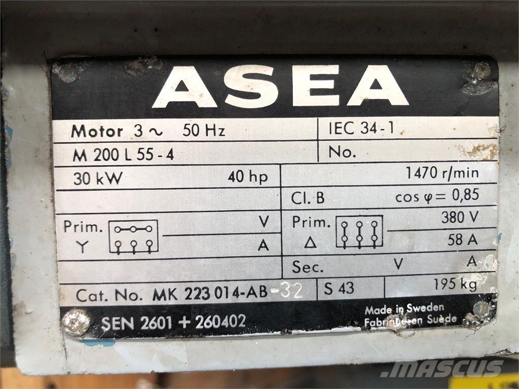  30 kW ASEA E-Motor Motory