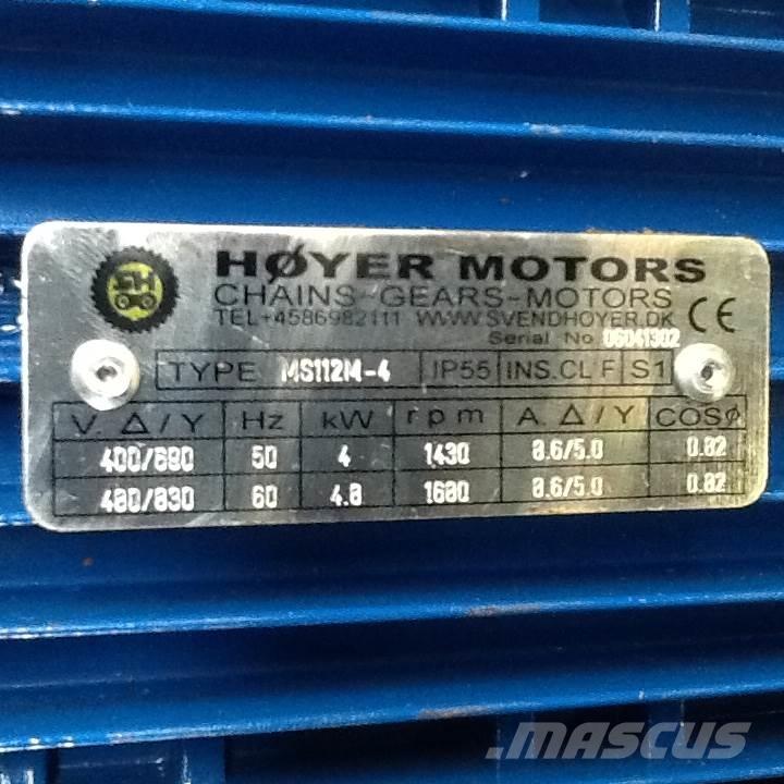  4,0 kW Høyer E-Motor Motory