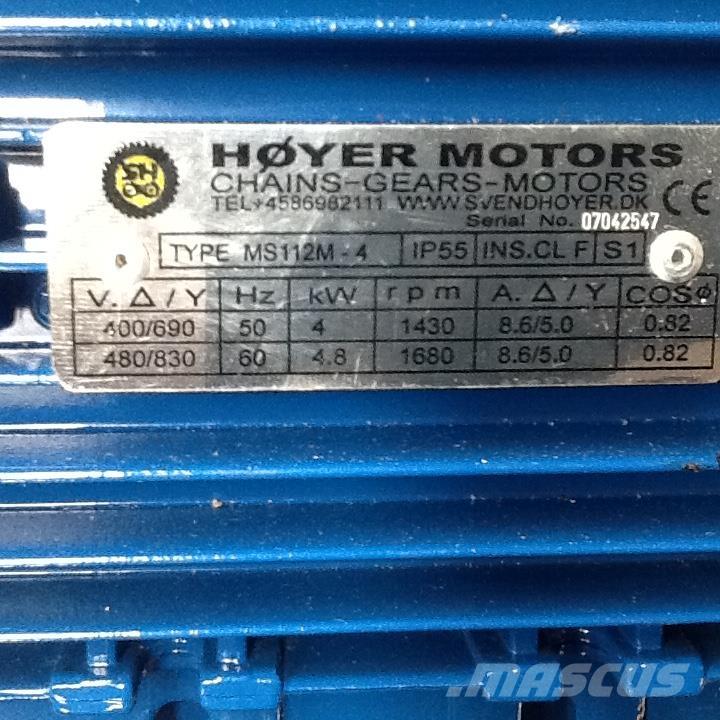  4,0 kW Høyer E-Motor Motory