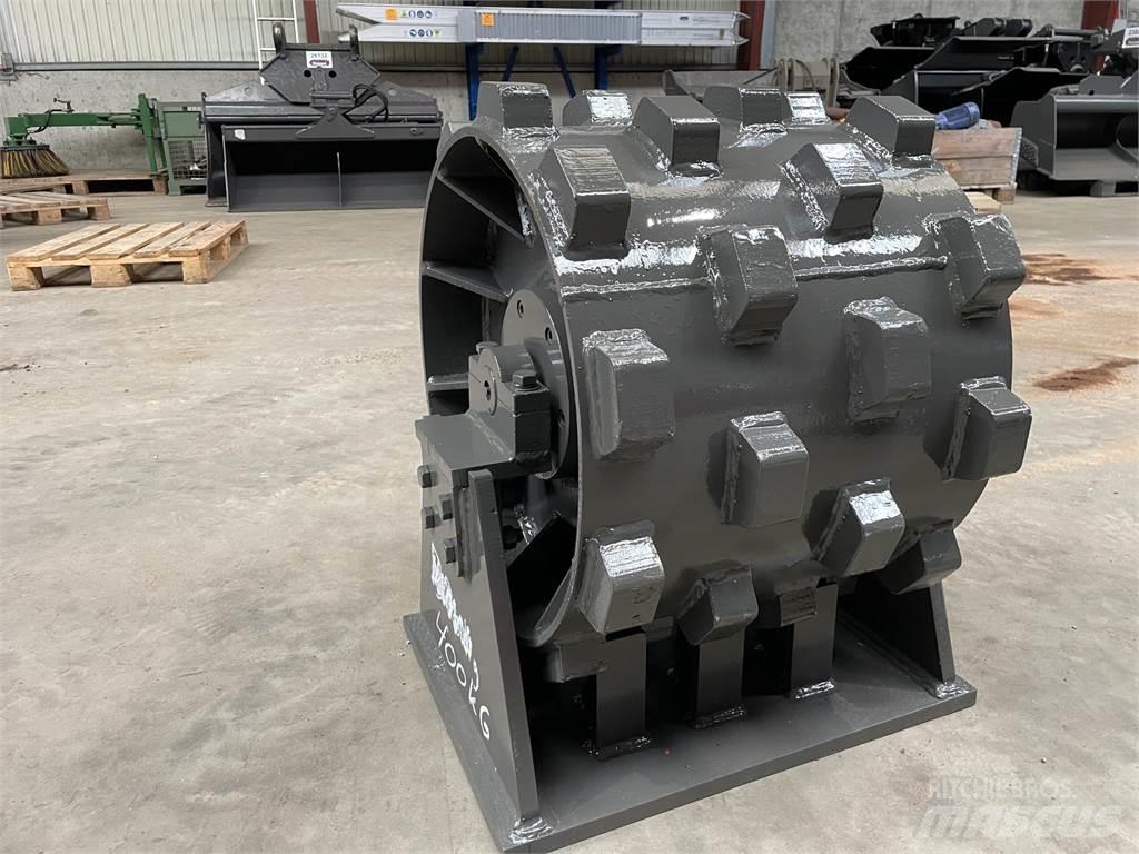  470 mm kompaktorhjul Pneumatikové válce