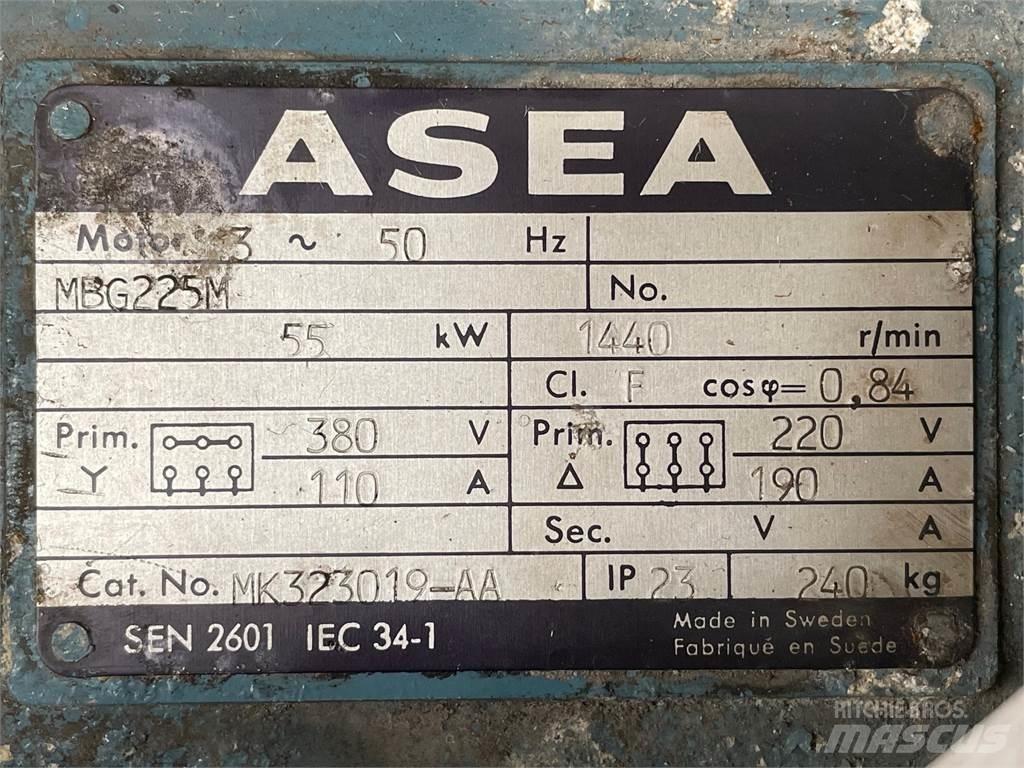  55 kw Asea MBG225M E-motor Motory