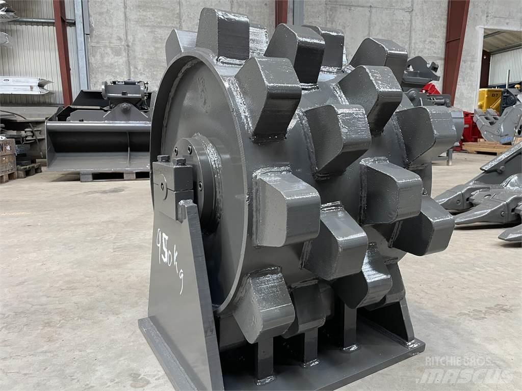 570 mm kompaktorhjul Pneumatikové válce
