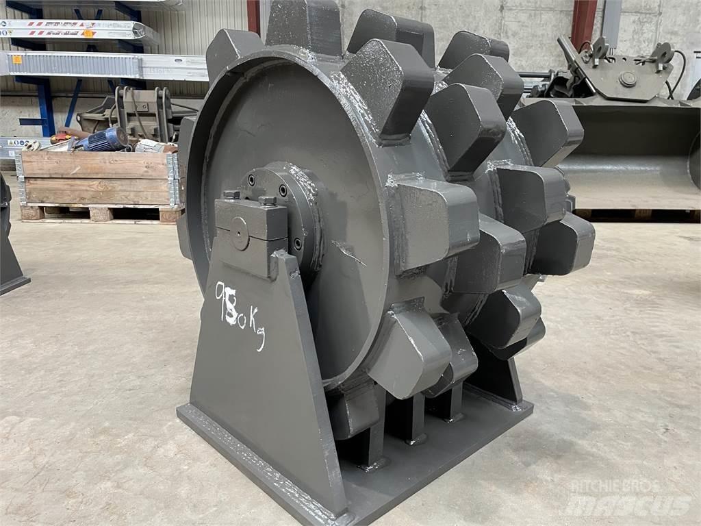  570 mm kompaktorhjul Pneumatikové válce