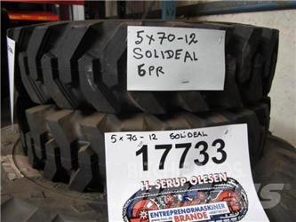  5X70-12 Solideal dæk - 2 stk. Pneumatiky, kola a ráfky