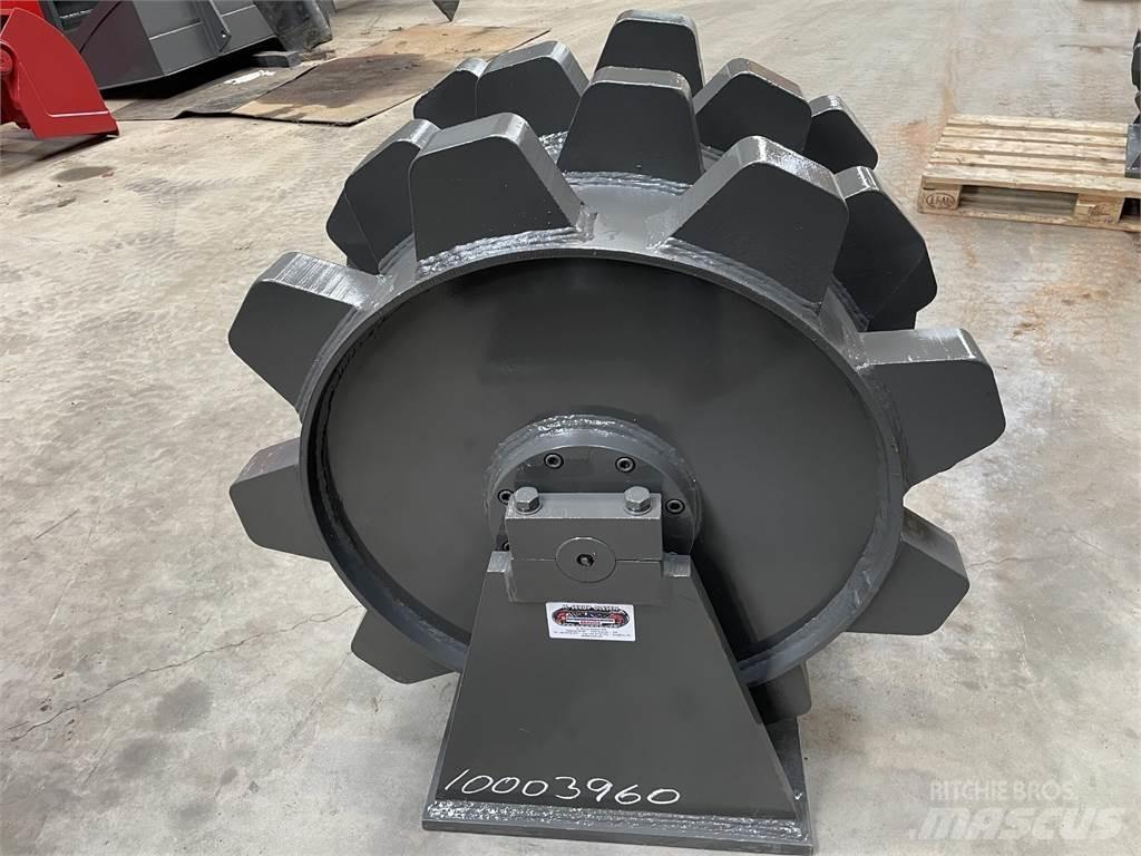  650 mm kompaktorhjul Pneumatikové válce