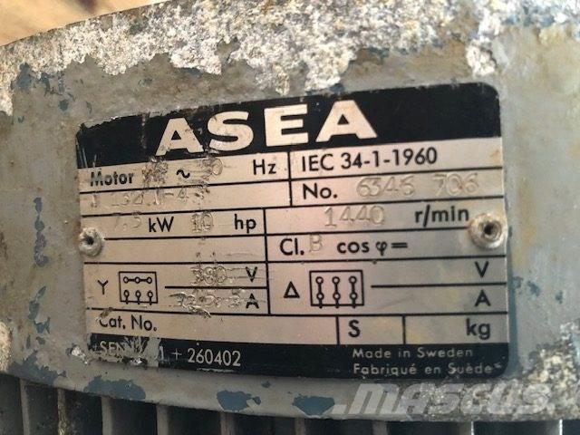  7,5 kW Asea E-Motor Motory