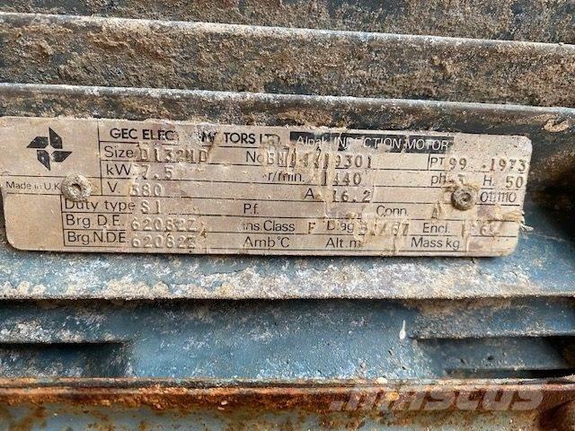  7,5 kW GEC D132ND E-Motor Motory