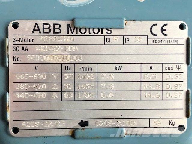  7,5 kW Vinkelgearmotor Motory