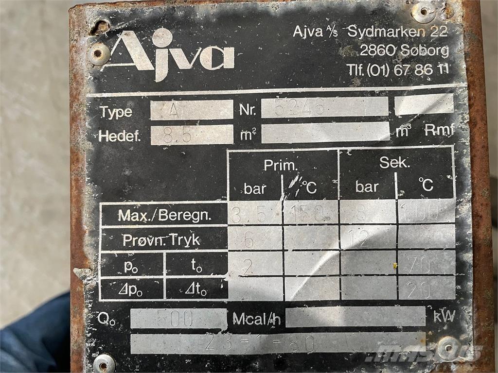  Ajva Type A varmeveksler Stavebnictví - ostatní