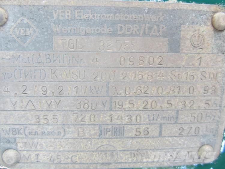  Capstan spil VEB TGL 32755 Navijáky, kladkostroje a stavební výtahy