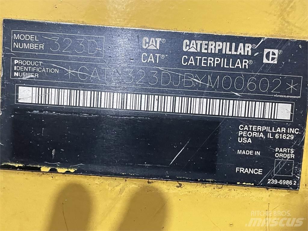 CAT 323D monobom Ostatní komponenty