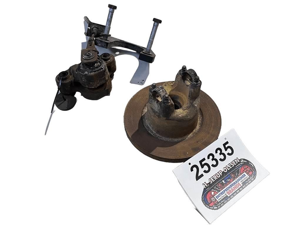 CAT 908M, Håndbremse Ostatní komponenty