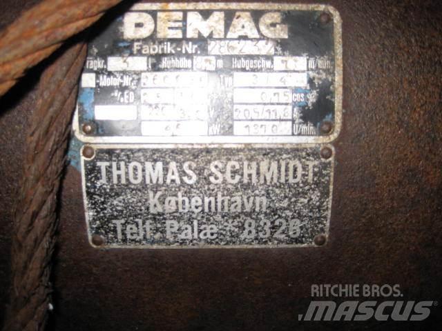 Demag spil 3 ton Kladkostroje, navijáky a stavební výtahy