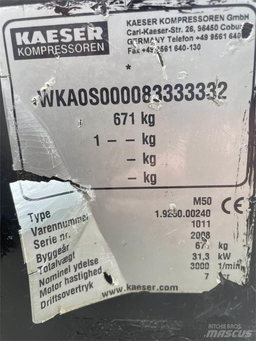 Kaeser M50 kompressor Kompresory