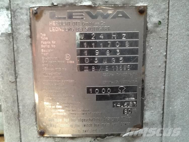 Lewa Type V24HZ pumpe Vodní čerpadla